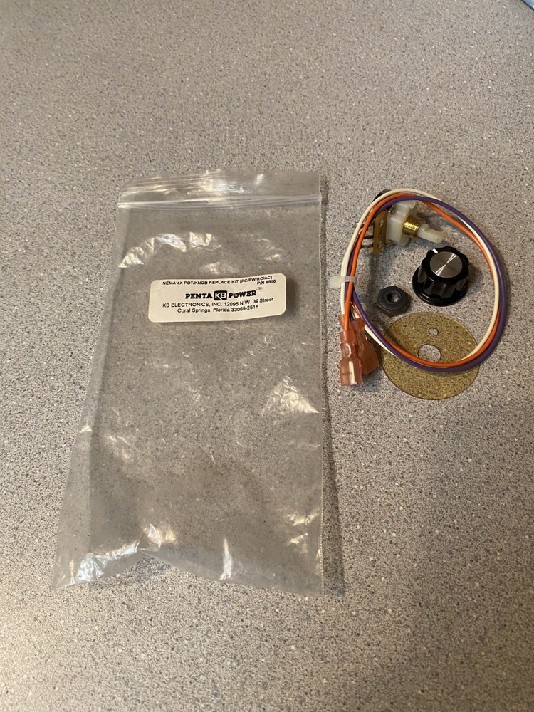KB Electronics NEMA 4x Pot/Knob Replace Kit