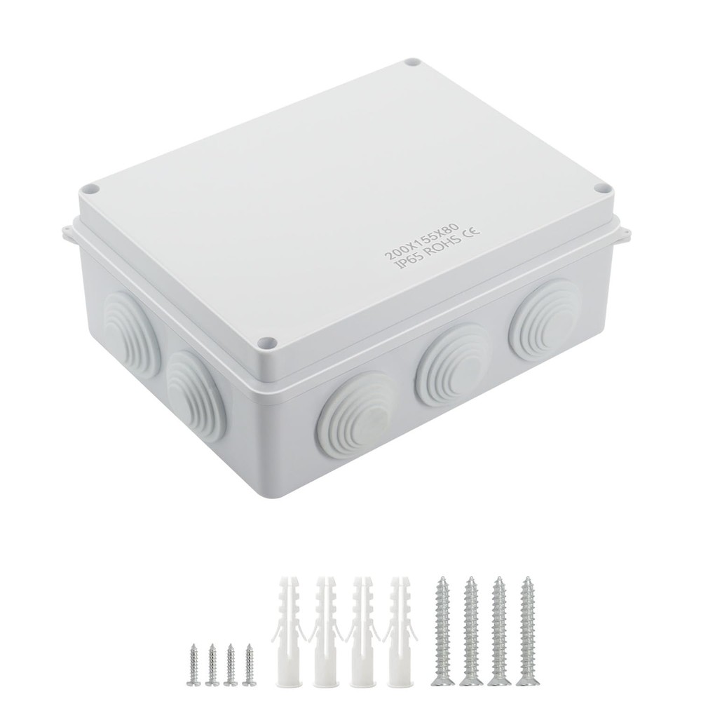 IP65 ABS Plastic Dustproof Waterproof Junction Box Universal Electrical