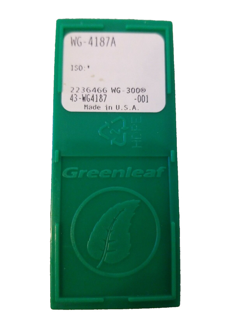Greenleaf WG 4187A WG 300 Turning Inserts