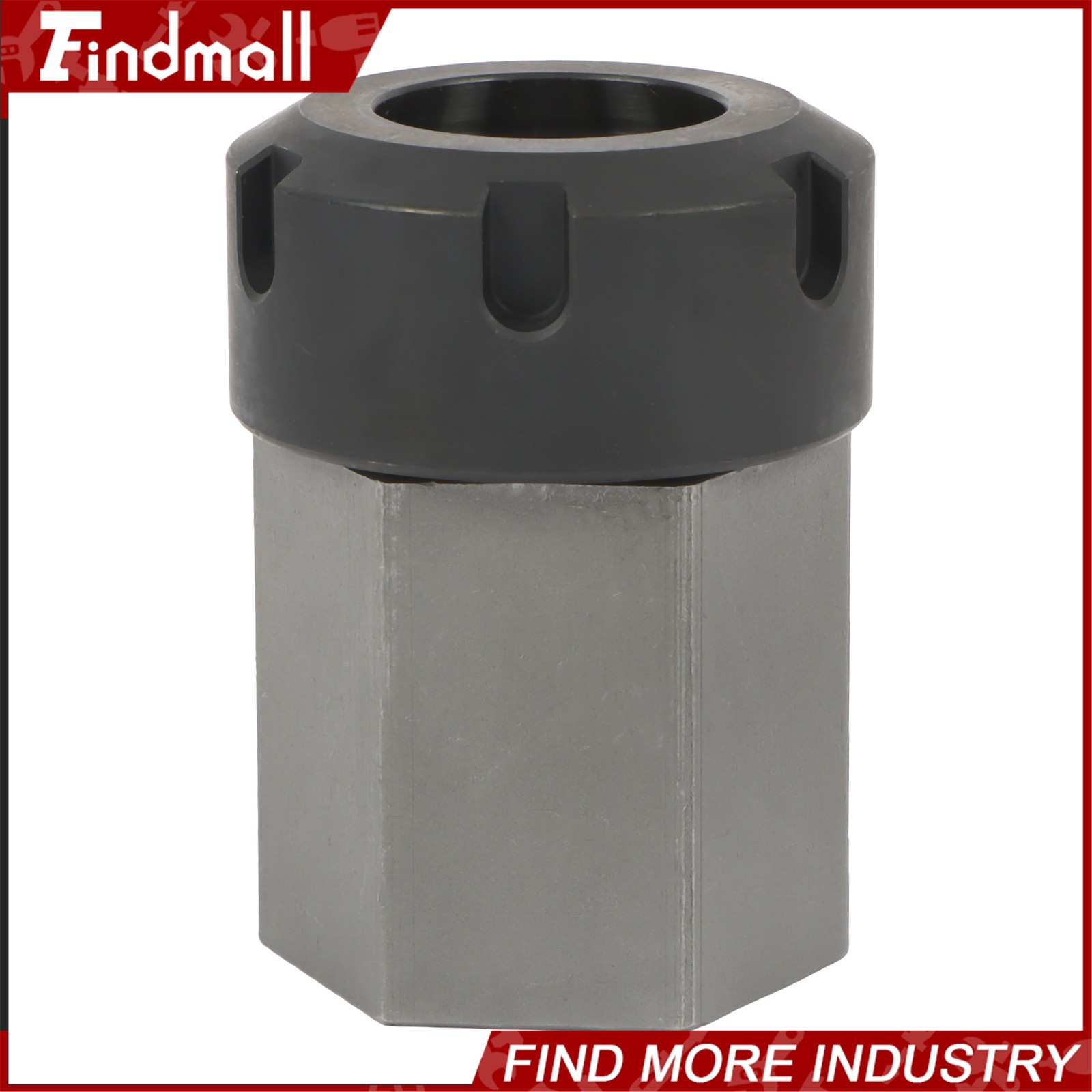 Findmall ER32 Collet Block Spring Hex & Square Chuck Holder For CNC Machine