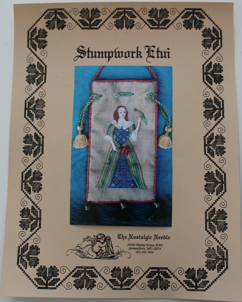 Stumpwork Etui - by Nostalgic Needle