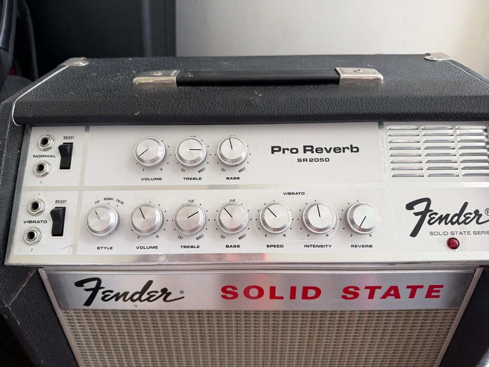 1968 Fender Pro Reverb Solid State Amp- Just serviced.