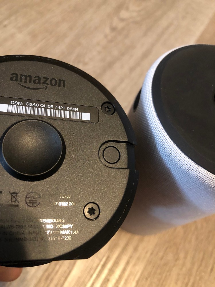 Amazon Echo 1st Gen Smart Speaker XC56PY Tested - Grayish White