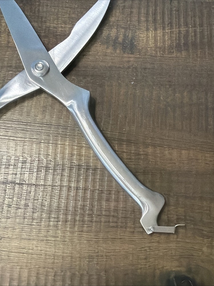 Vintage Satin Finish Poultry Bone Shears Scissors Nice Condition