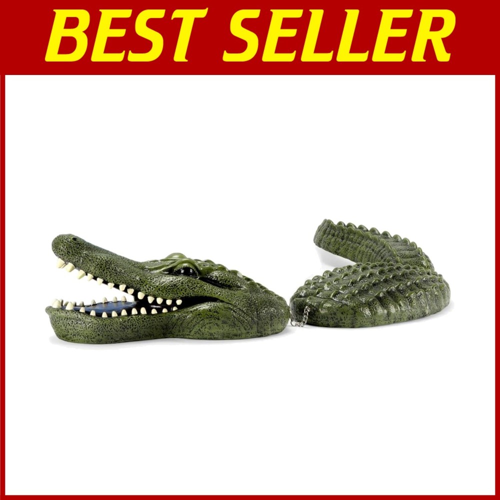 Lifelike Floating Alligator, 34" Green