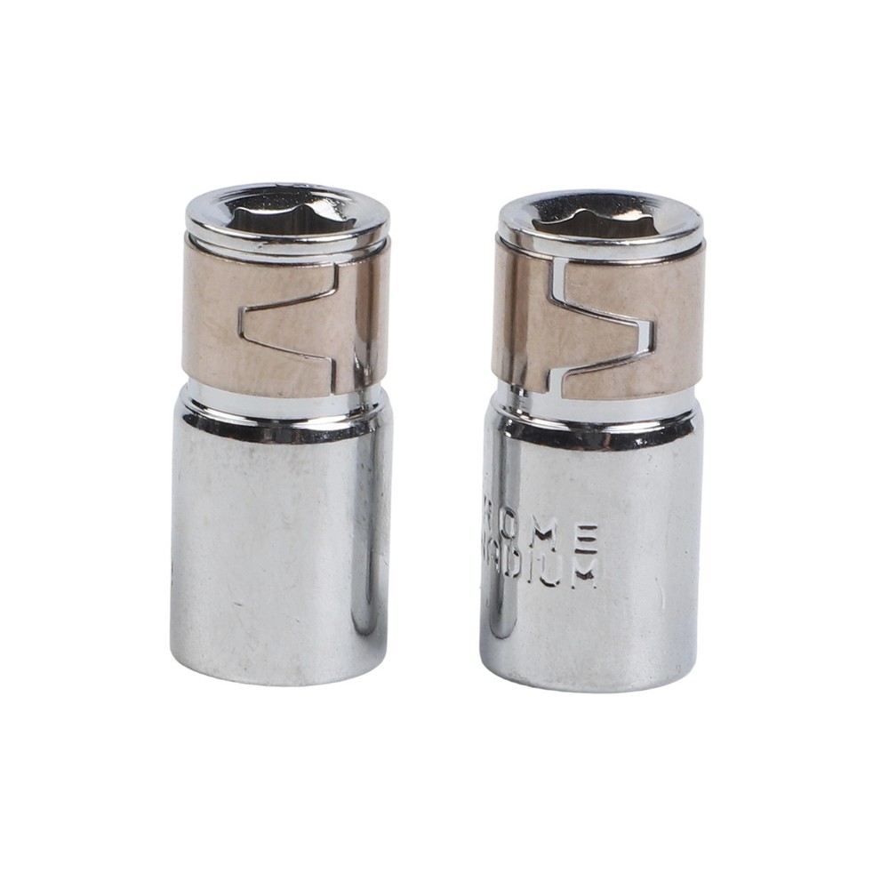 2 Pcs 1/4 Square Drive To 1/4 Hex Socket Bit Converter Screwdriver Bit Adapter