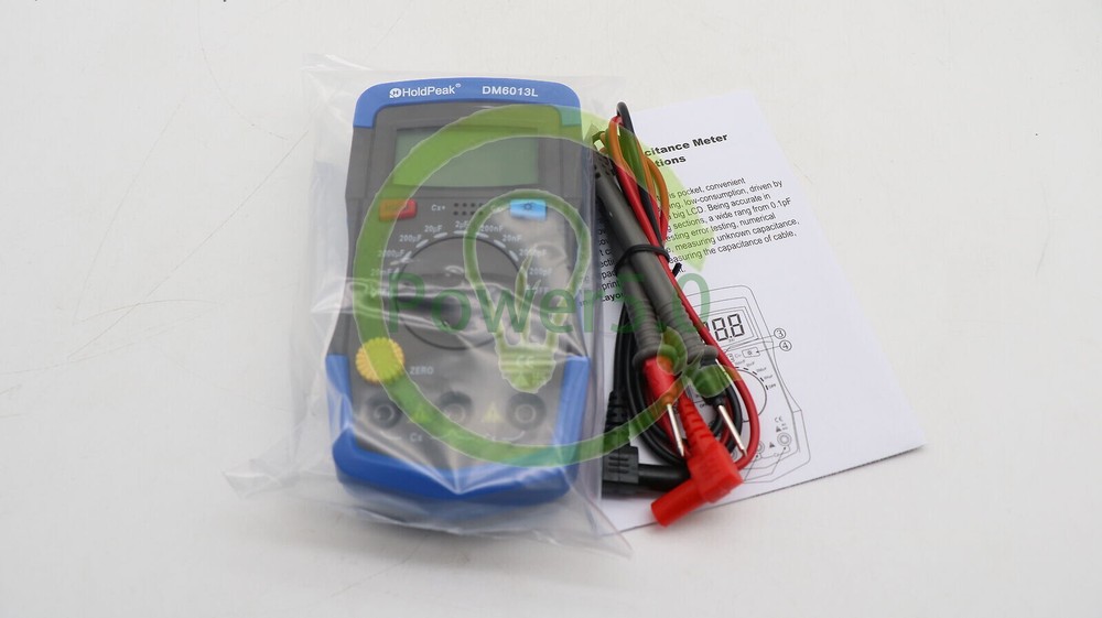 DM6013L Handheld Digital Capacitor Capacitance Tester Meter LCD Backlight Z8U2