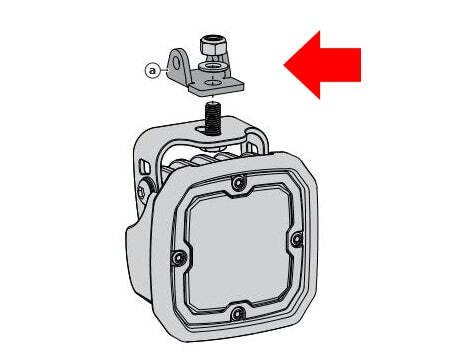DENALI Adapter For BMW Motorcycle Style Light Mounts
