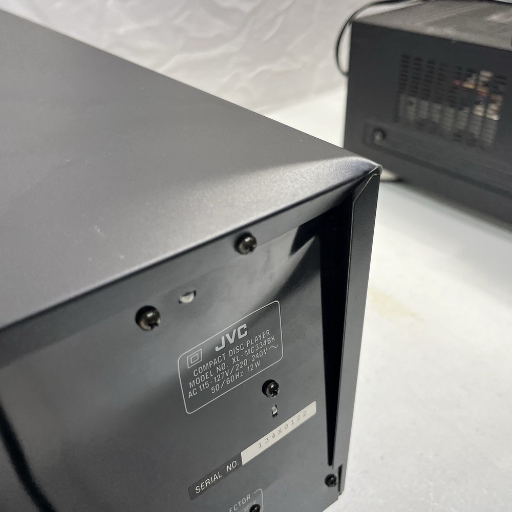 JVC XL-MC334BK Automatic CD Changer With Power Cable Read Desc
