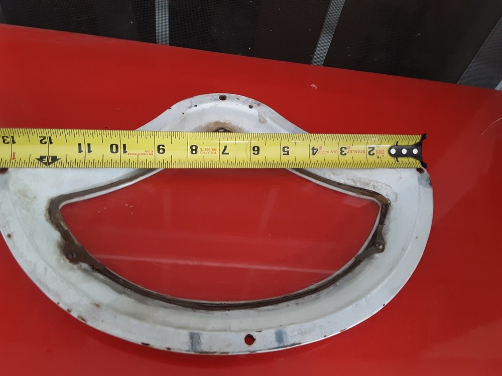 Vintage Porcelain Store Scale Window