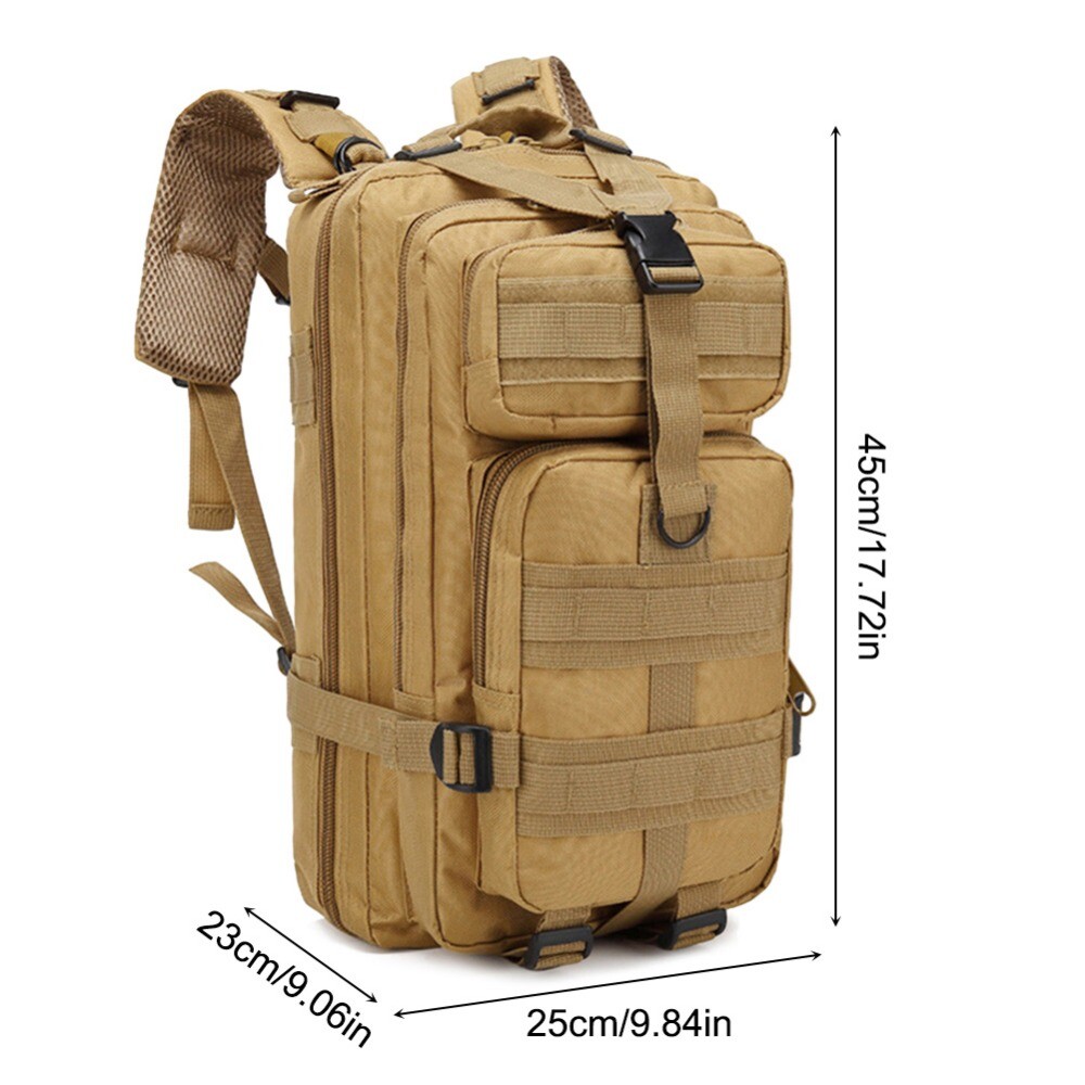 Tactical Backpack MOLLE Backpack Military Bag Army 3 Day Assault Pack Rucksack