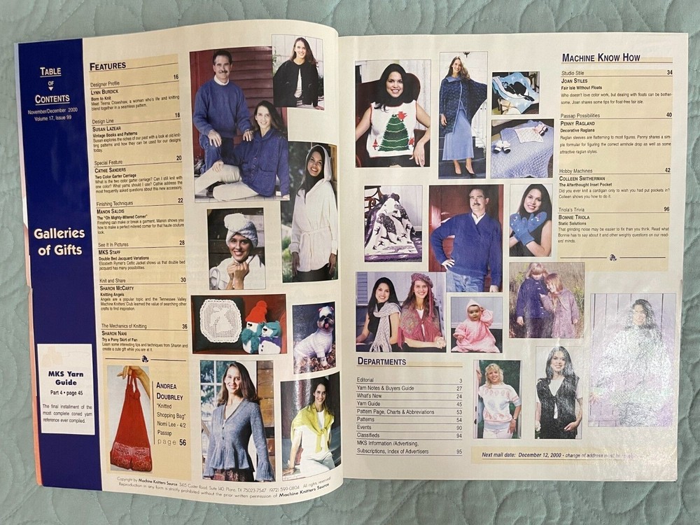 Machine Knitter Source - Complete Set, 2000- 6 magazines!
