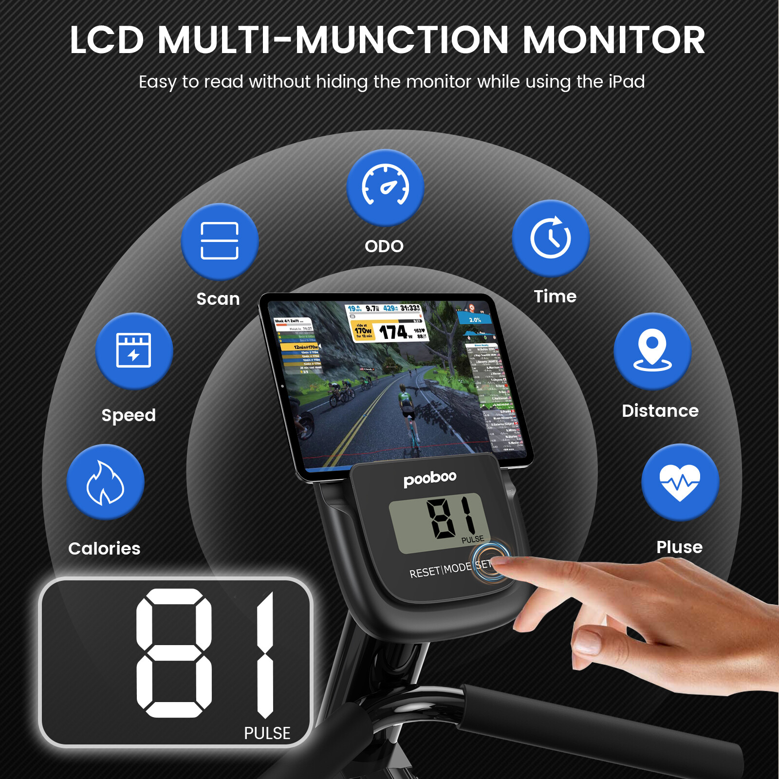 Indoor Recumbent Exercise Bike Stationary Bike Workout Bike Exercise Machine