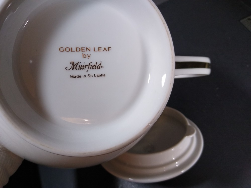 Muirfield Golden Leaf Teapot