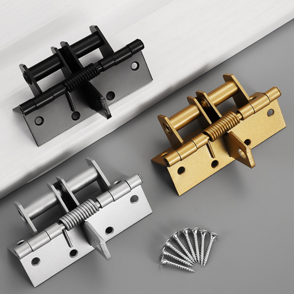 Self-Closing Door Hinge Spring Positioning Hinge Door Closer Automatic Closing