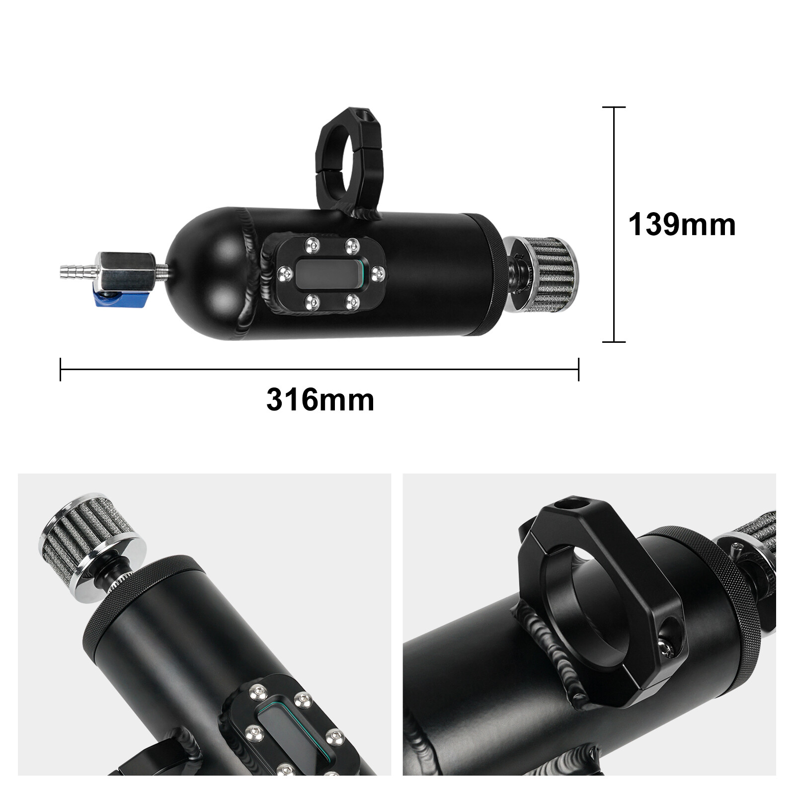 NICECNC Catch Can Oil Tank Kit For Can-Am Maverick X3 Max R RR Turbo DPS 2017-23