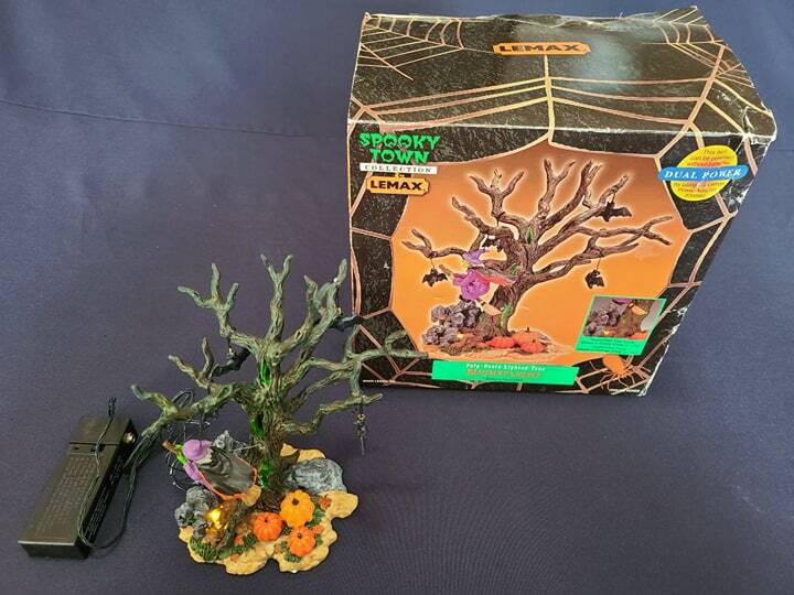 2002 Lemax Spooky Town NIGHTFLIGHT w/Original Box #24762A WORKS!