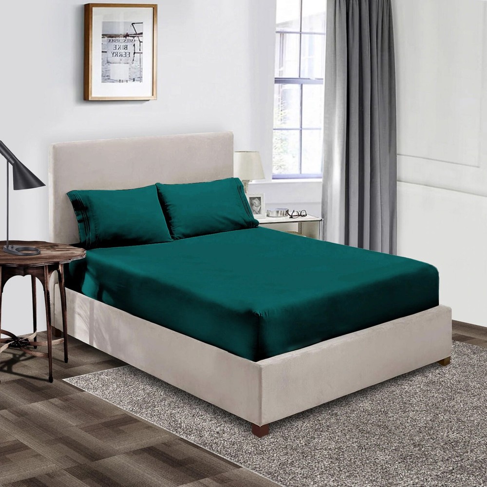 Lovely Solid Colors Bedding Collection 800TC 100% Cotton - Twin Size