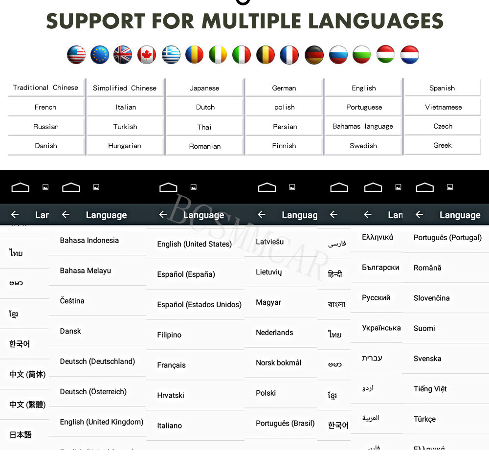 Car Multimedia Player USB Split Screen For Carplay Fit For VW Beetle 2006-2010