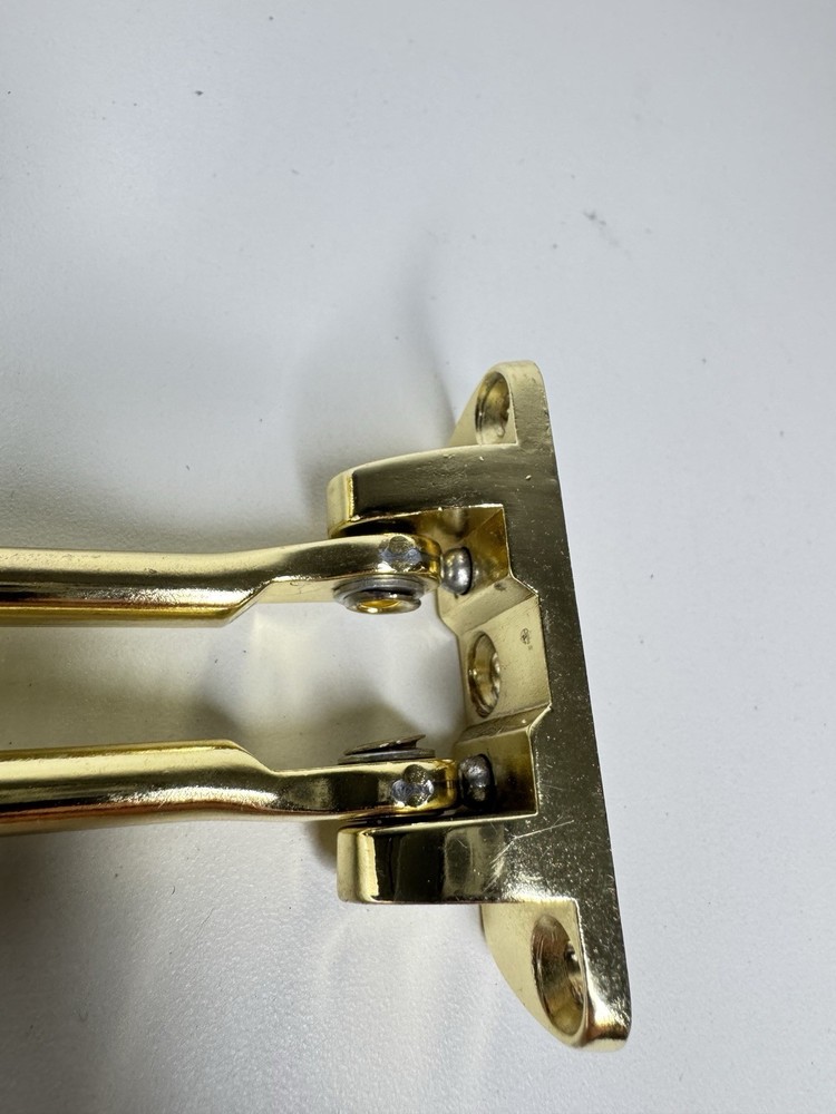 Vintage Brass Door Latch Lock Hardware Working