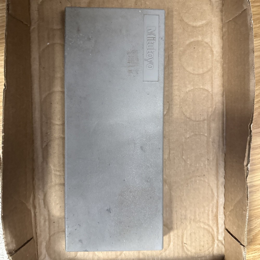 Mitutoyo Japan. - Empty Caliper Case with paperwork