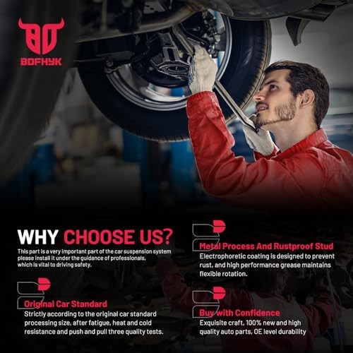 4pcs Front Inner & Outer Tie Rod Ends Kit Compatible with 2013-2018 C EV800898