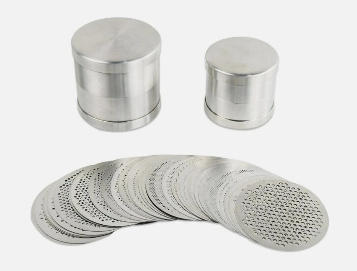 Diamond Sorting Sieve Set 0.2mm Thickness 48mm 65mm 80mm Mesh Diameter