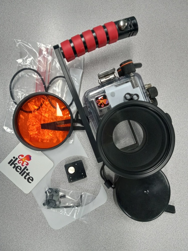 Ikelight housing for Panasonic ZS50 or TZ70, orange filter and flash diffuser