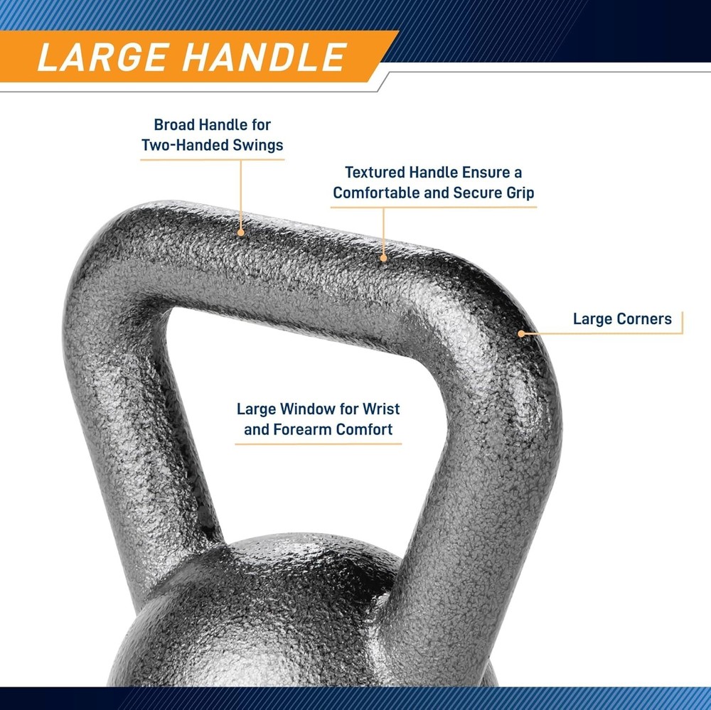 Customizable Hammertone Kettlebell Set - Perfect for Home Workouts (10-55 lbs)