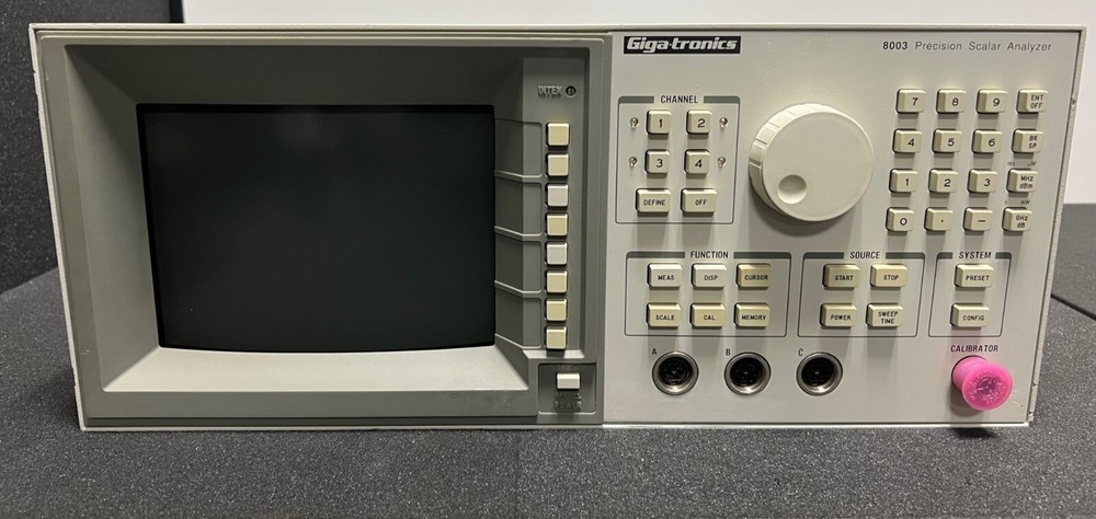 Gigatronic / Wavetek 8003 Precision Scalar Network Analyzer, Calibrated w/ Data!