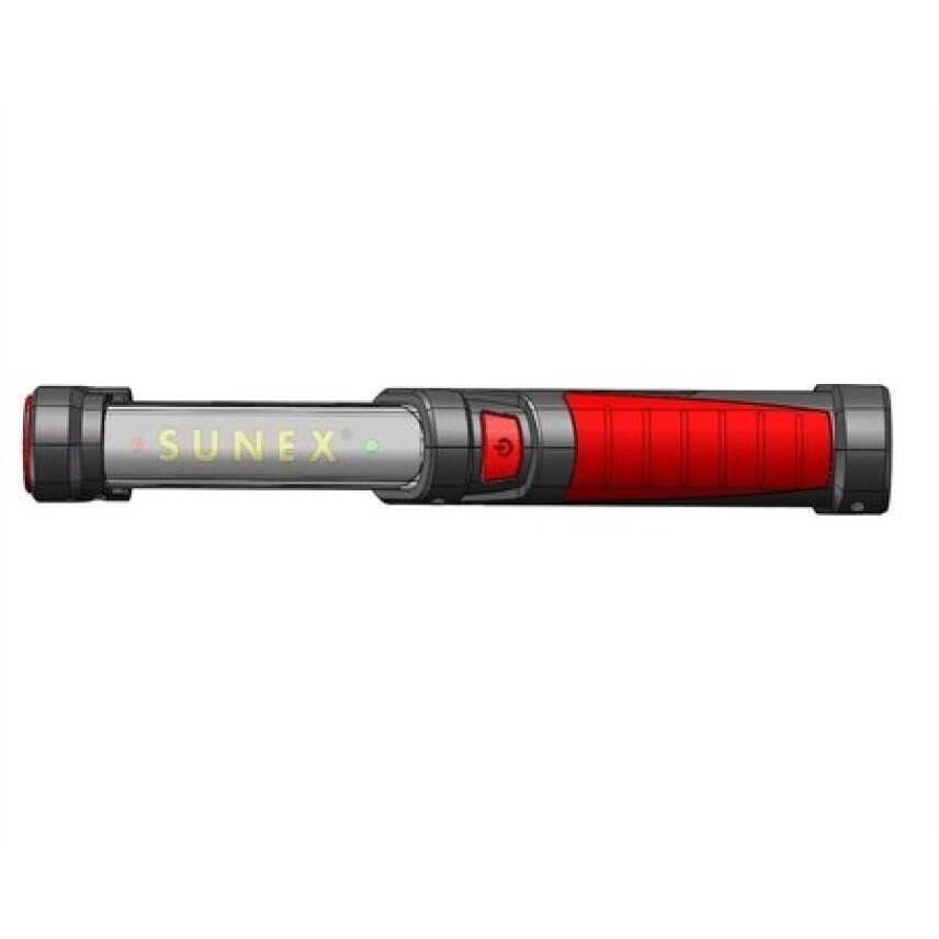 SUNEX TOOLS 400 LUMEN RECHARGABLE COB LED HANDHELD WORK LIGHT FLASH #REDLLOGO