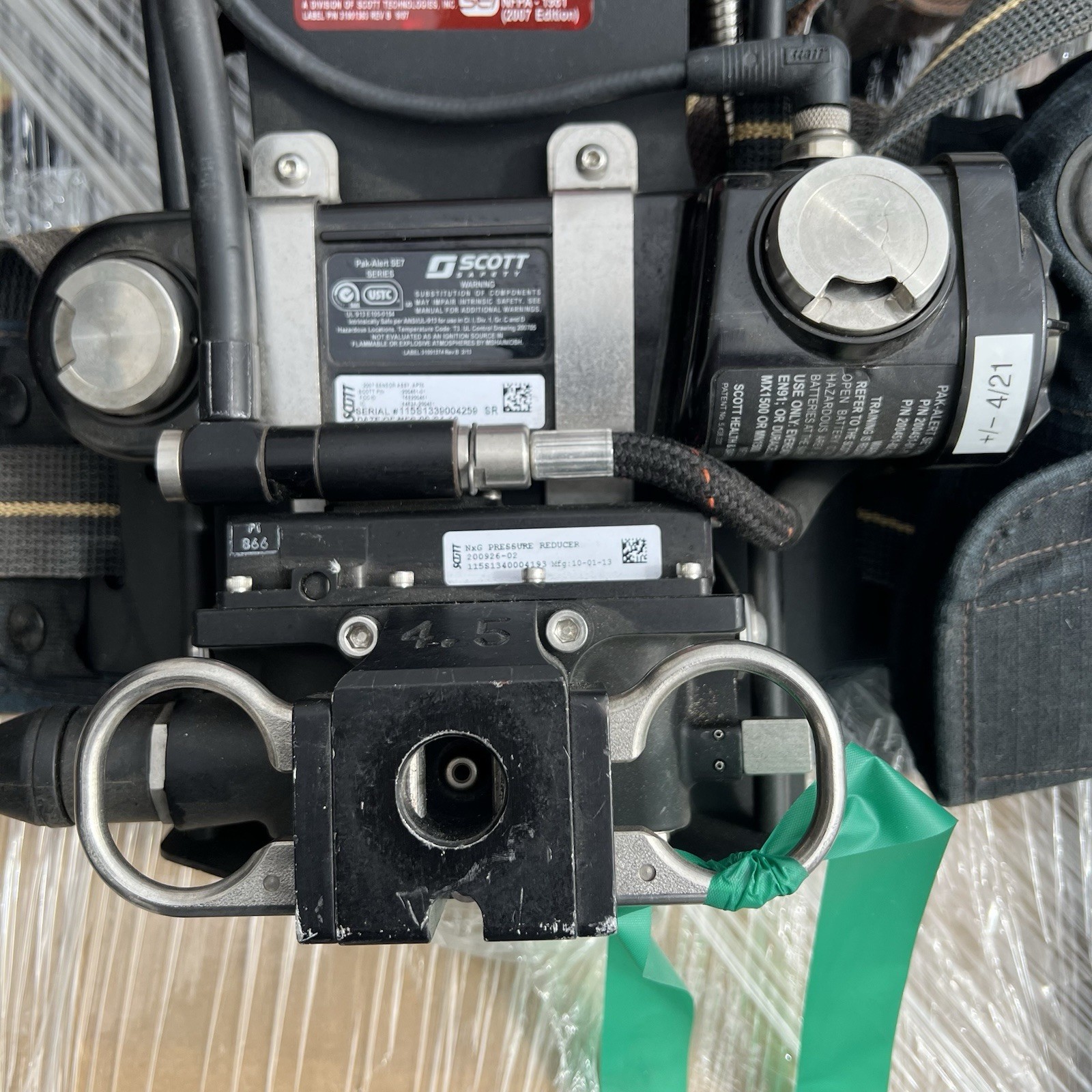 Quantity of 18 Scott NXG7 Pressure-Demand Self Contained Breathing Apparatus