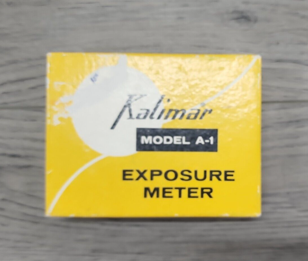 Vintage Kalimar Model A-1 Exposure Meter with Leather Case