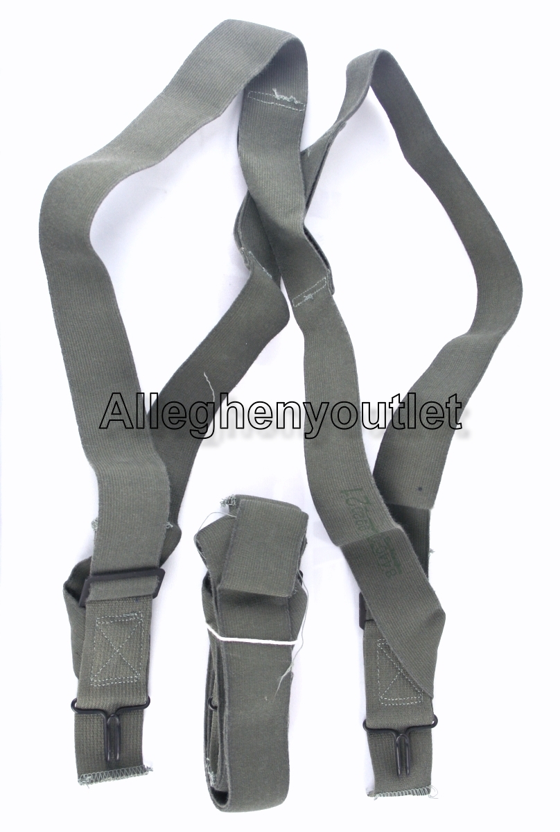 QTY (1) NEW USGI MILITARY M1950 Foliage Trouser PANT SUSPENDERS Elastic Harness