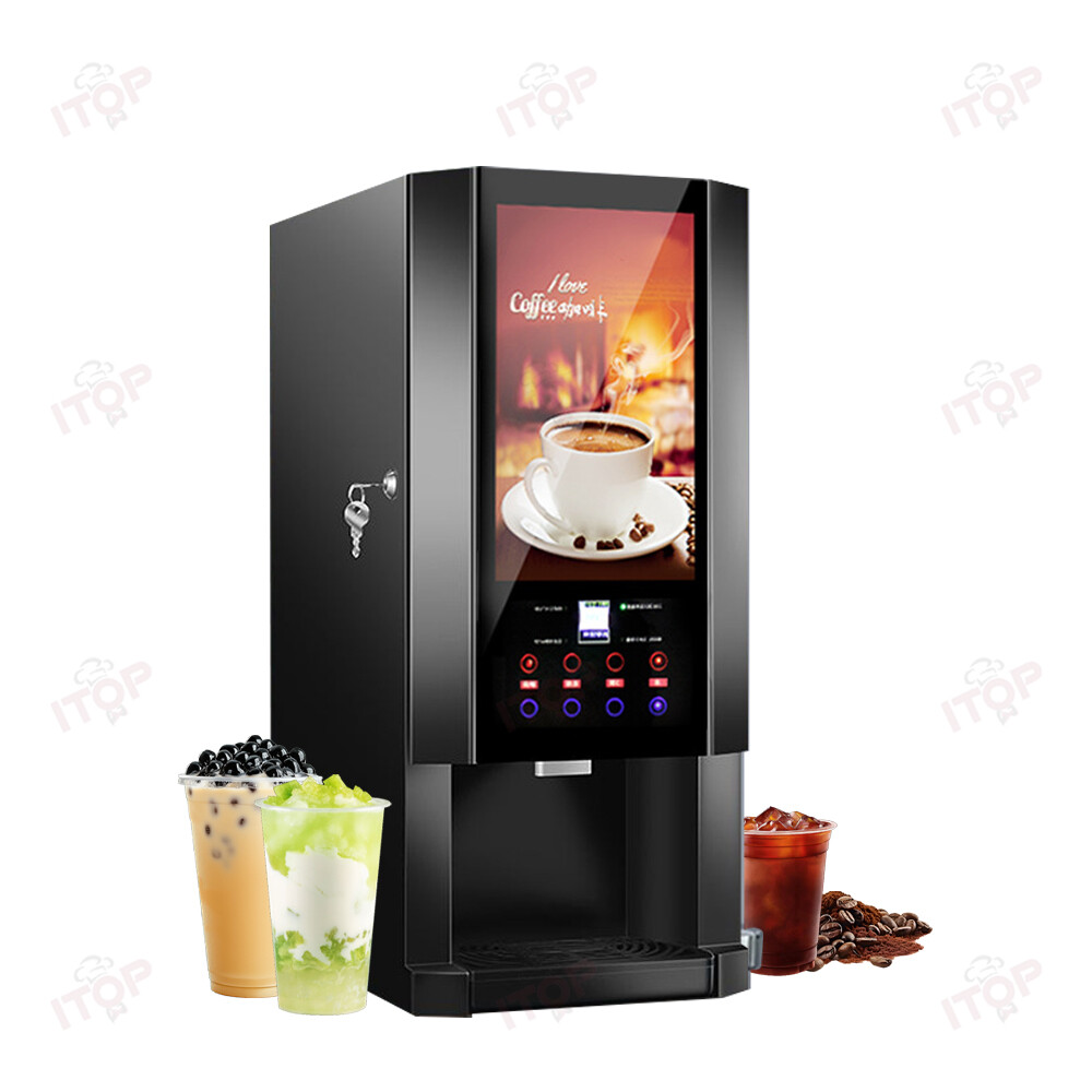 Commercial Coffee Machine Multi-Function Hot Cold Instant Coffee Maker 110V/220V