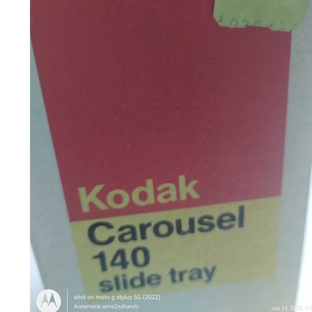 Kodak Carousel 140 Slide Tray with Original Box & Instruction Insert