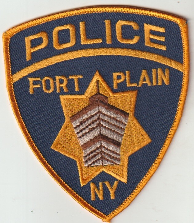 Fort Plain NY Police obsolete patch ship from Australia