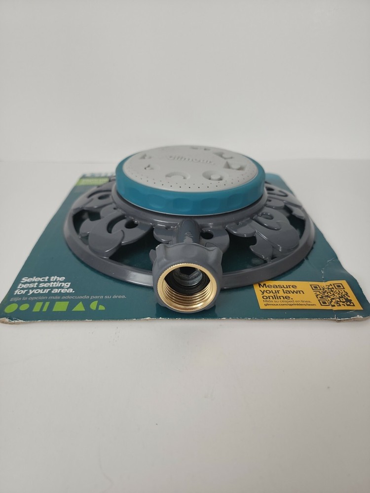 Gilmour Ring Base Multi-Pattern Sprinkler 8 patterns Heavy Duty NEW