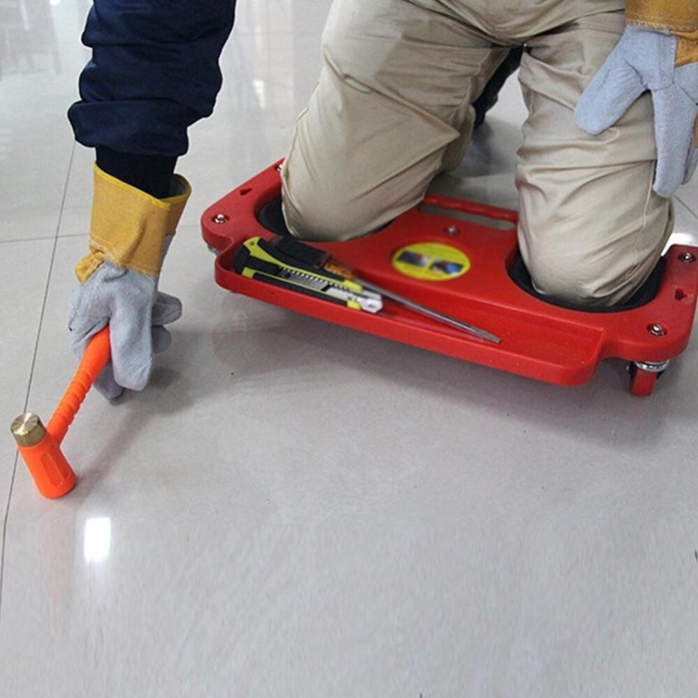 Rolling Knee Pad Wheels Soft Lining Rolling Wheeled Pads Platform Workers' Tool