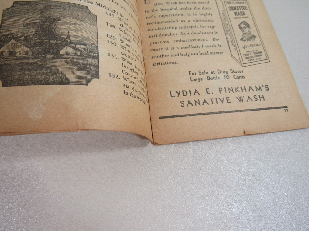 Three Hundred Brain Teasers by Lydia E. Pinkhams Dependable Products Booklet