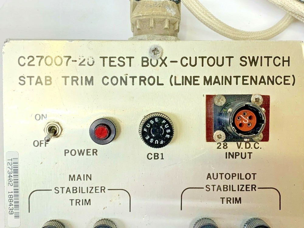 TACHOMETER SYS. TEXT BOX, C77007-20, 28 VDC INPUT, 16" X 11" X 5" CASE DIM.