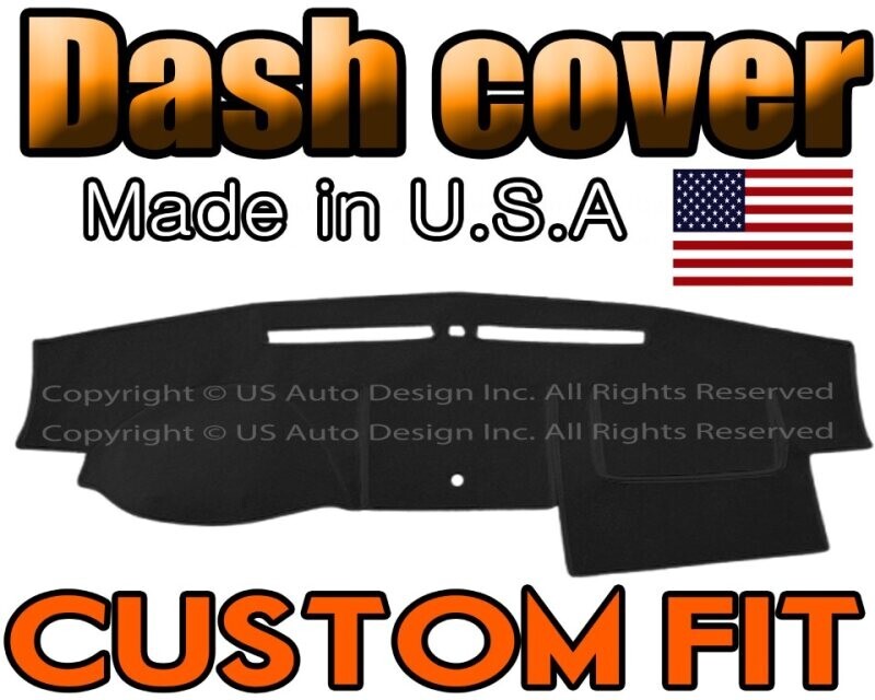 fits 2007-2012 FORD FUSION DASH COVER MAT DASHBOARD  PAD MADE IN USA / BLACK