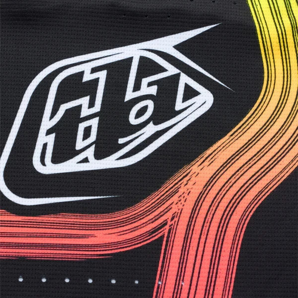 Troy Lee Designs SE Pro Jersey - Stripes Black/Multicolor - Medium