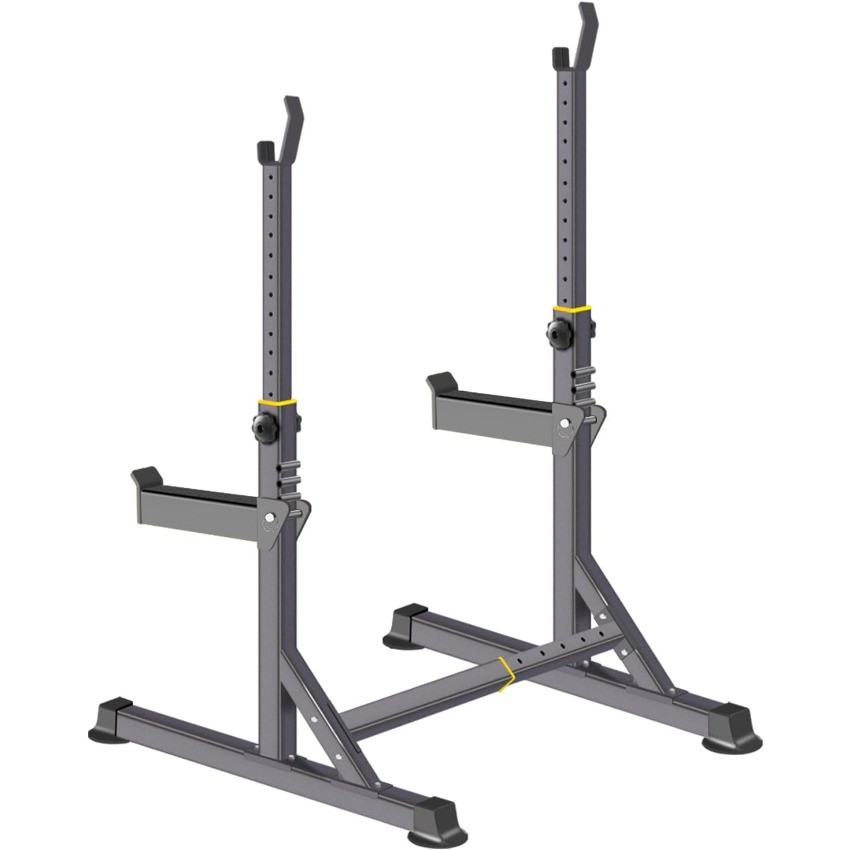 Adjustable Squat Rack,Multi-Function Barbell Rack for Weight Lifting U