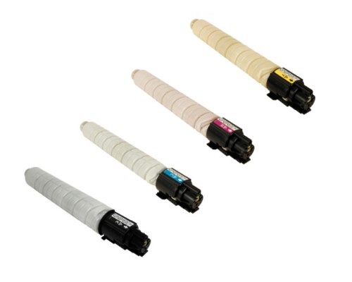 Compatible for Savin 842091 MPC406 Toner Set, B/C/M/Y