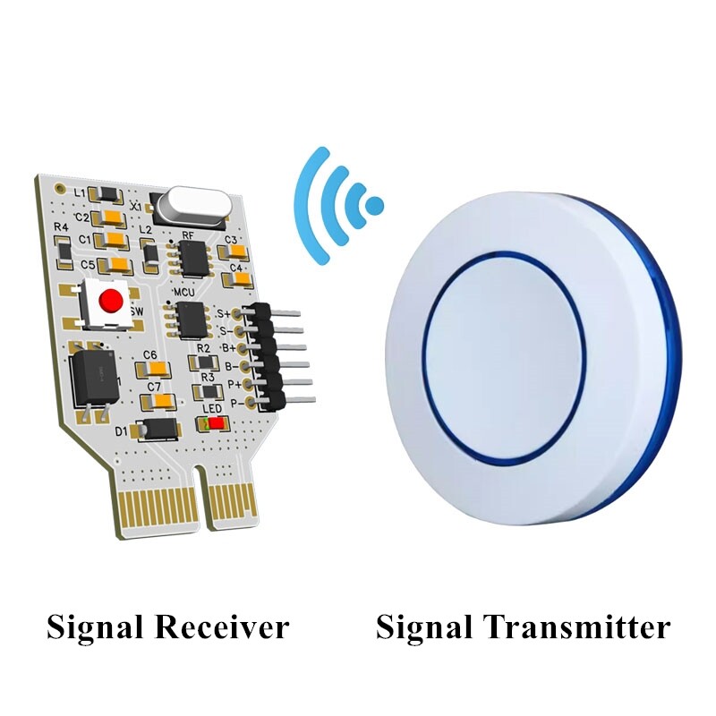 Desktop PC Wireless Power Switch Button External Computer Remote Control Start