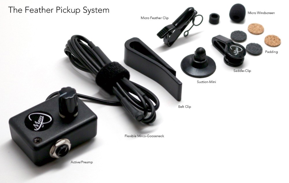 The Feather Flatback Mandolin Pickup by Myers Pickups
