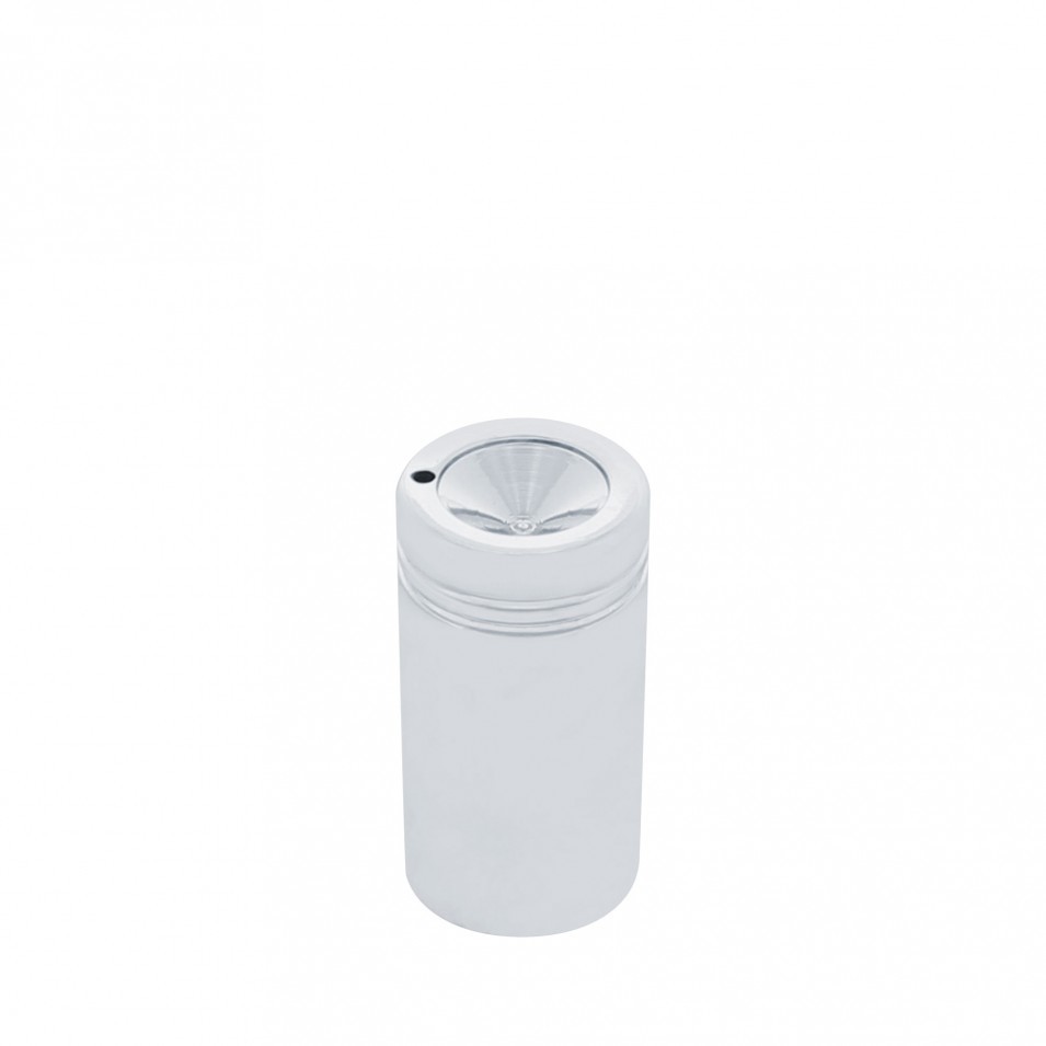 Chrome Aluminum C.B. Knob - Red Diamond
