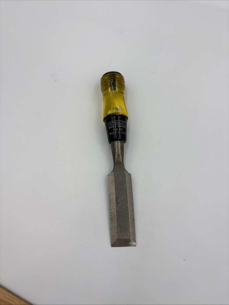 STANLEY No.60 Wood Chisel Made In USA Sharp Edge Nice 1”