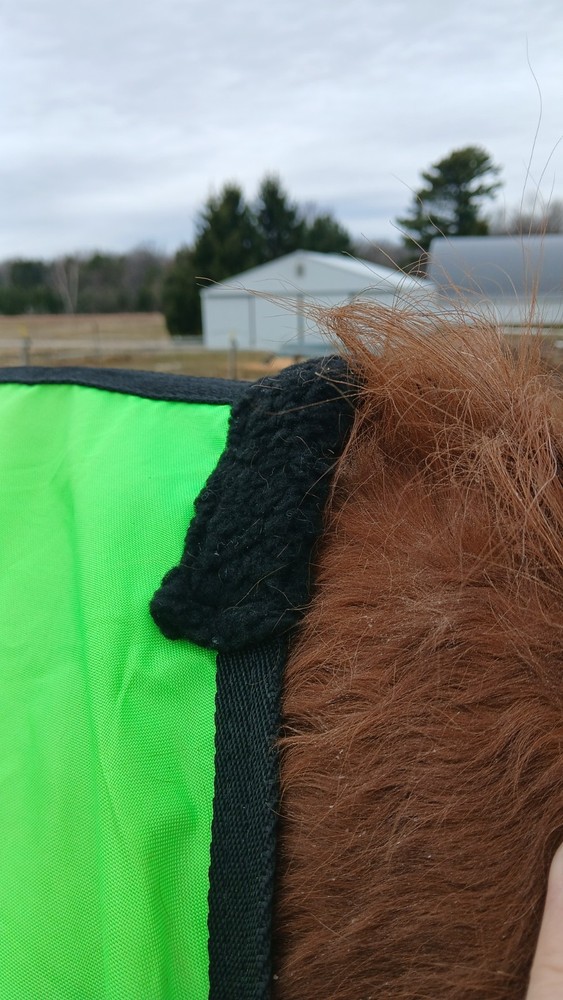 Tough One 420 Denier Stable Sheet 78" Neon Green